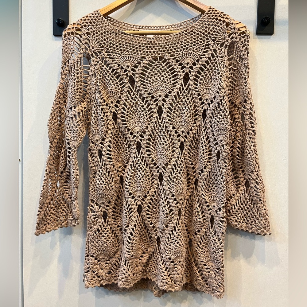 Cotton crochet top